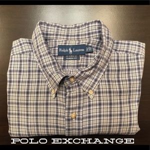 Polo Ralph Lauren 100% Cotton Classic Fit Shirt.